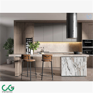 Modern Marble Bar Bar Chair 3d model
